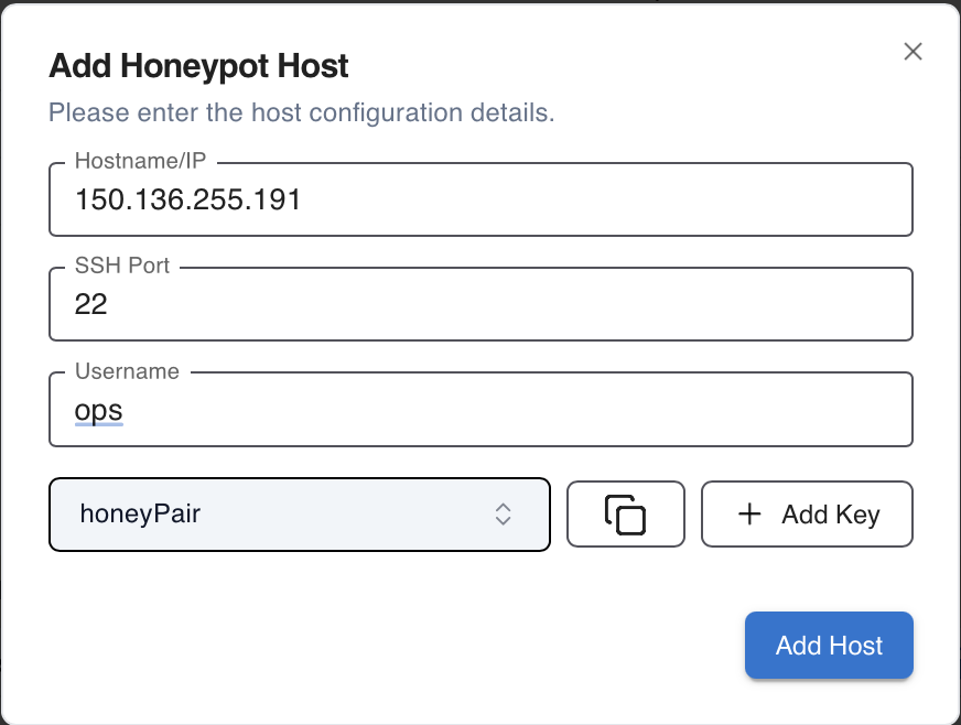 Add New Host