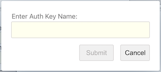 Add Auth Key