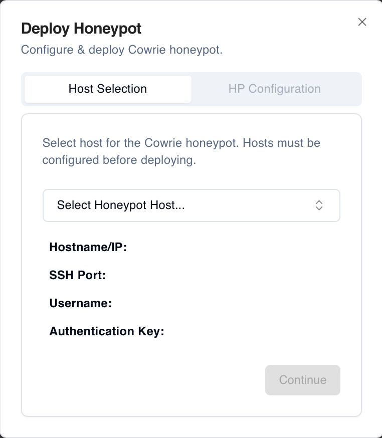 Deploy Cowrie Honeypot